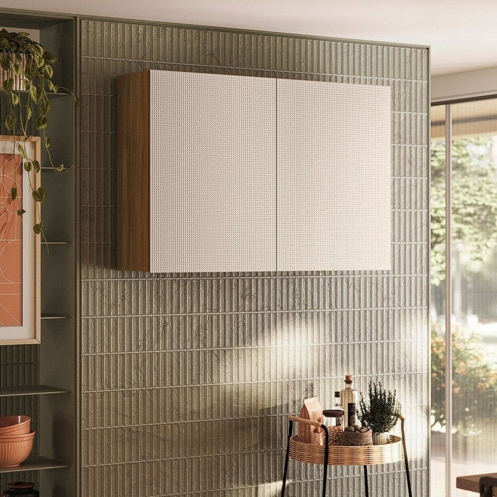 Armário para Cozinha 1200 2 Portas Art Freijó / Soft