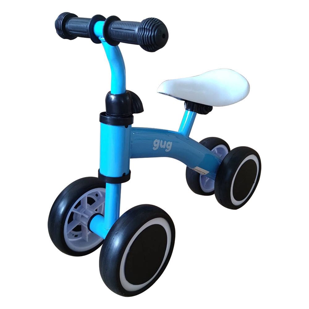 Bicicleta De Equilibrio Infantil 4 Rodas Sem Pedal GUG Azul
