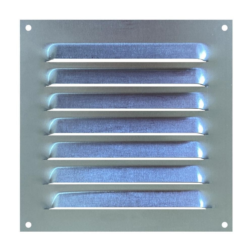 Grade De Ventilação Quadrada Em Alumínio Grelha 20X20 Cm