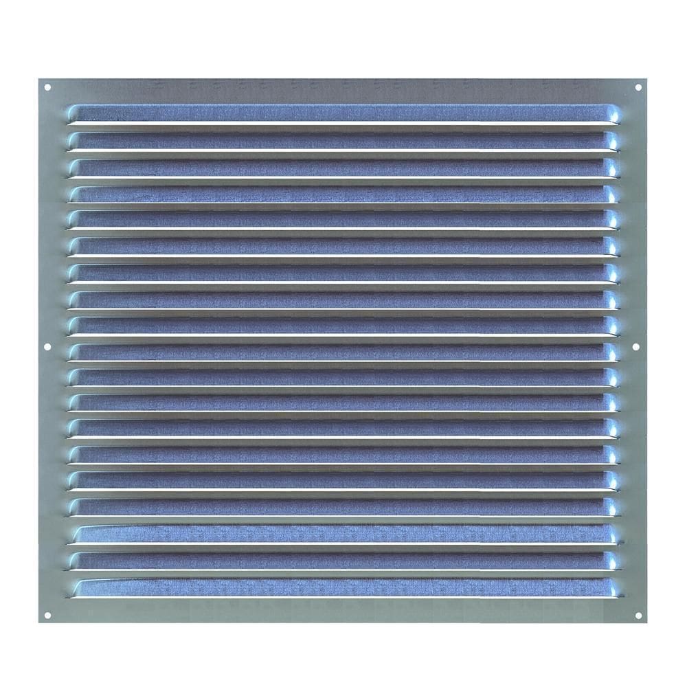 Grade De Ventilação Quadrada Em Alumínio Grelha 50X50 Cm