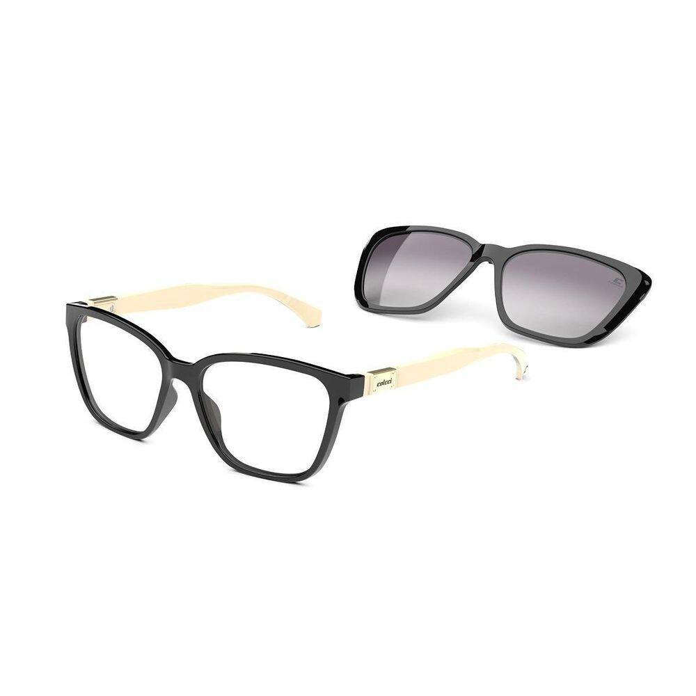 Óculos Clip On Feminino Colcci C6149 Agx 57 Armação+Solar