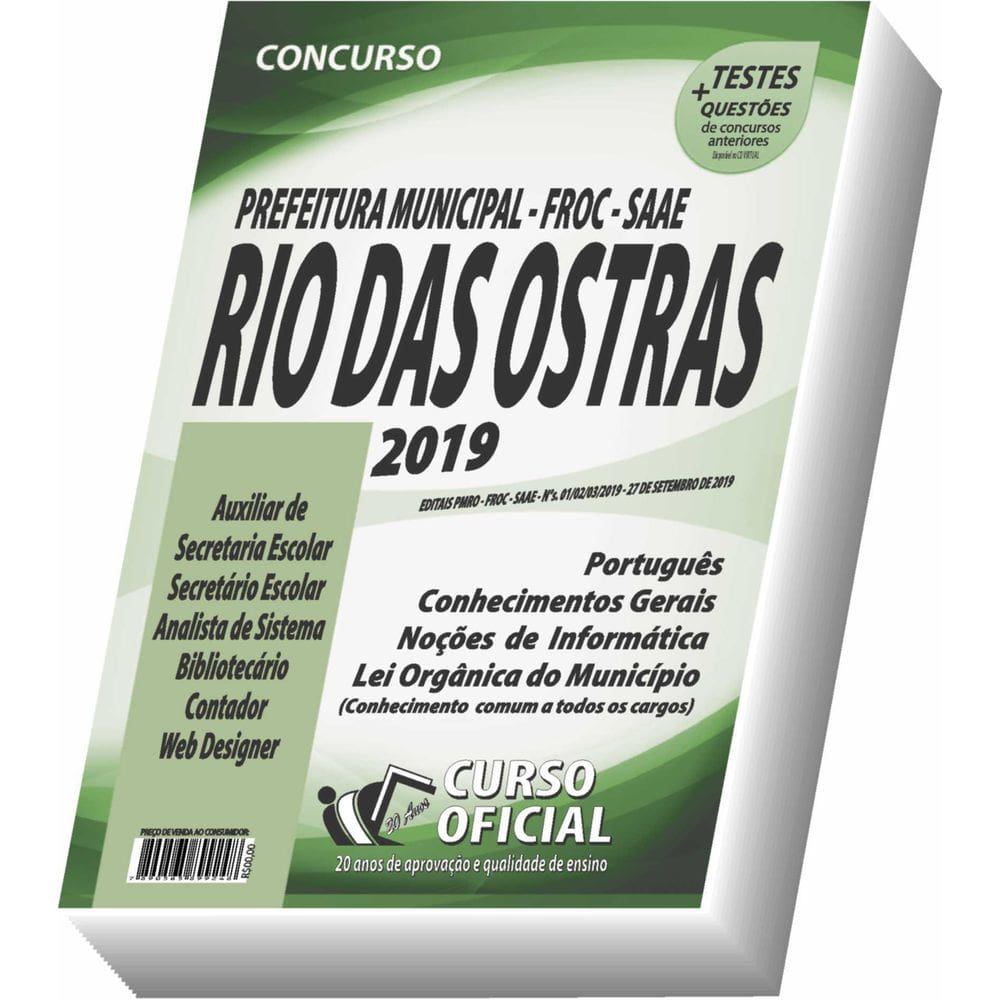 Apostila Rio Das Ostras - Parte Comum Aos Cargos