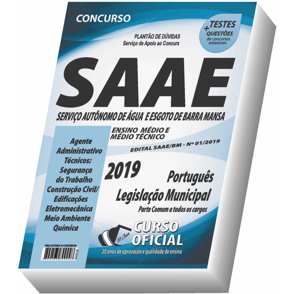 Apostila Saee Barra Mansa - Nível Médio E Técnico