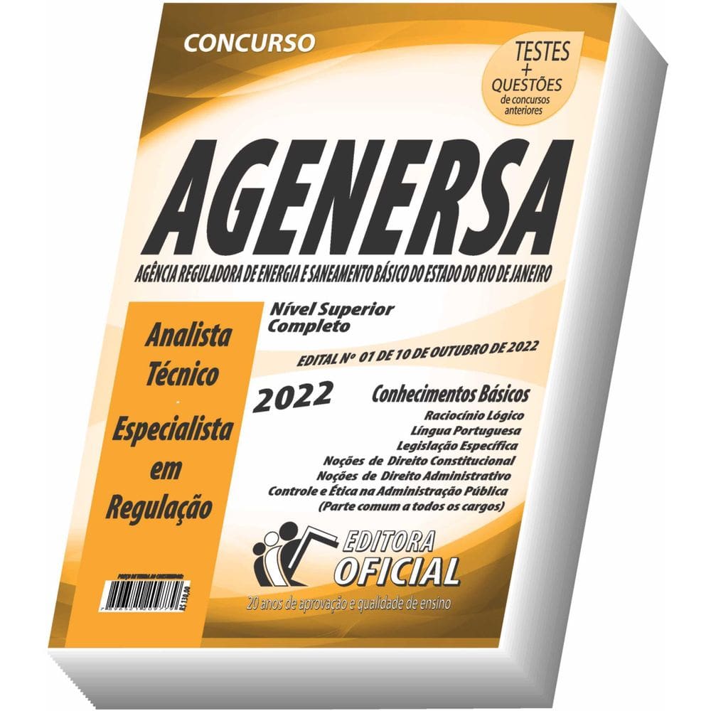 Apostila Agenersa Analista Técnico Especialista Em Regulação