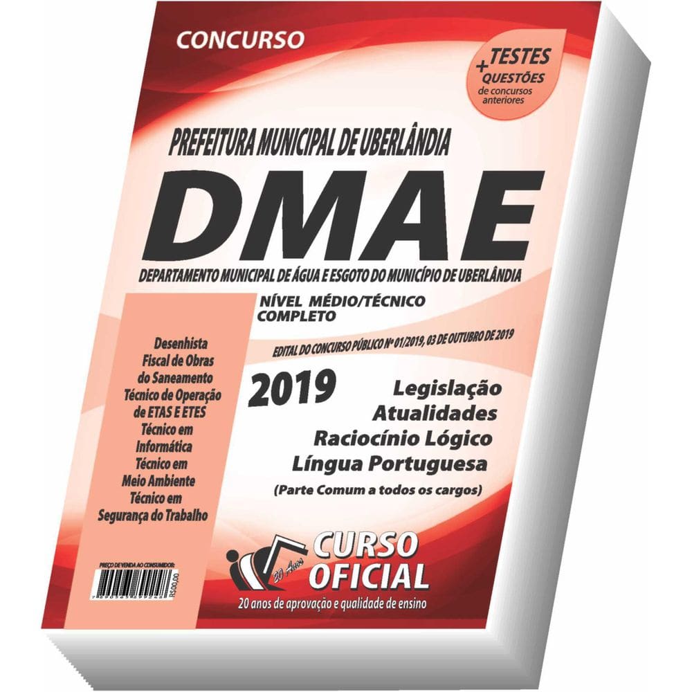Apostila Dmae Uberlândia - Nível Médio E Técnico