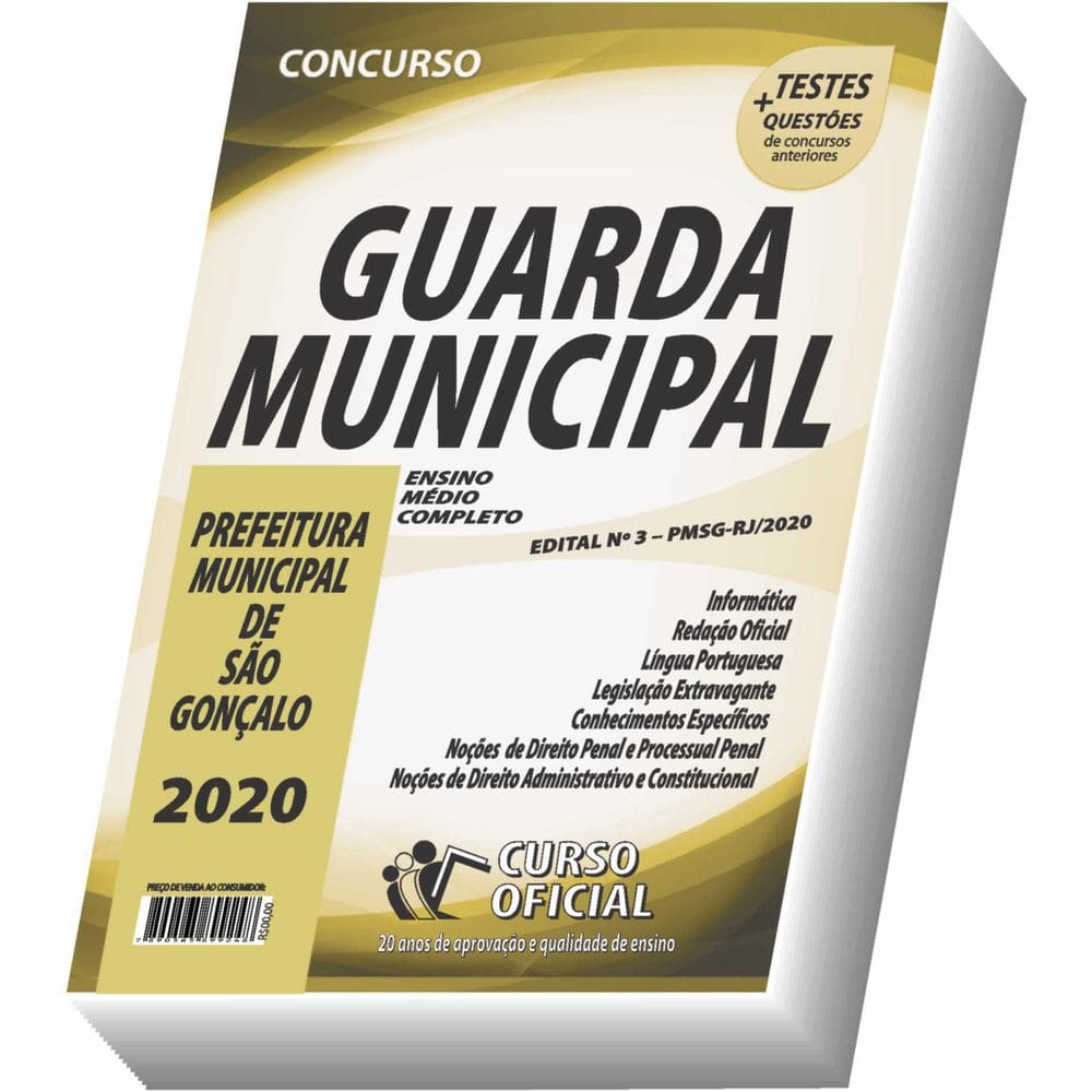 Apostila Guarda Municipal - São Gonçalo Rj