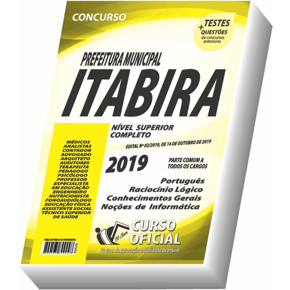 Apostila Prefeitura De Itabira - Nível Superior
