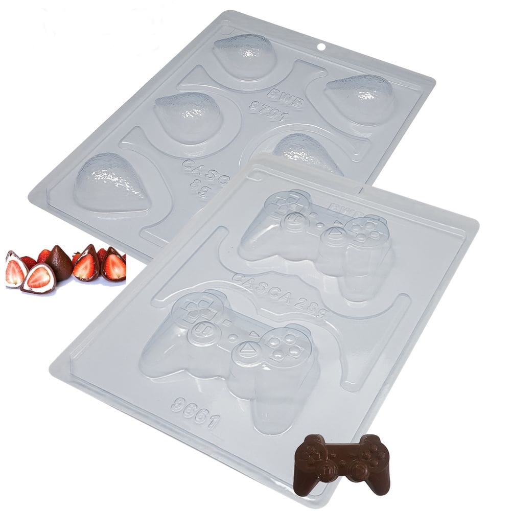 Pacote Novidade Bwb Formas Joy Stick E Coxinha Silicone