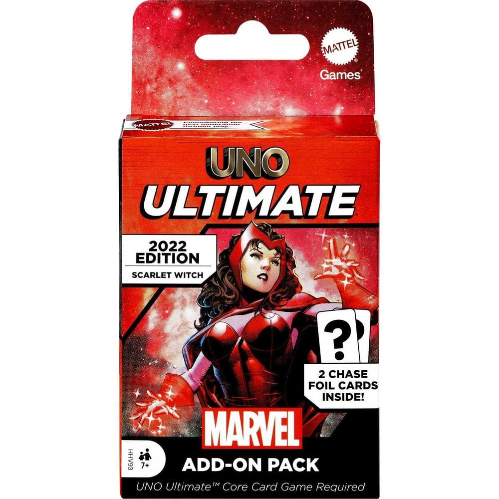 Jogo de cartas Mattel Games UNO Ultimate Marvel Scarlet Witch