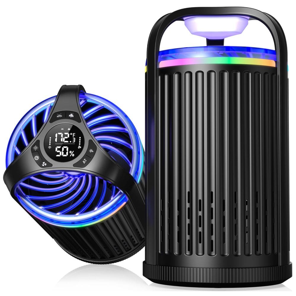 Armadilhas para moscas-das-frutas CreateFun Smart Fly Trap Indoor Bug Zapper