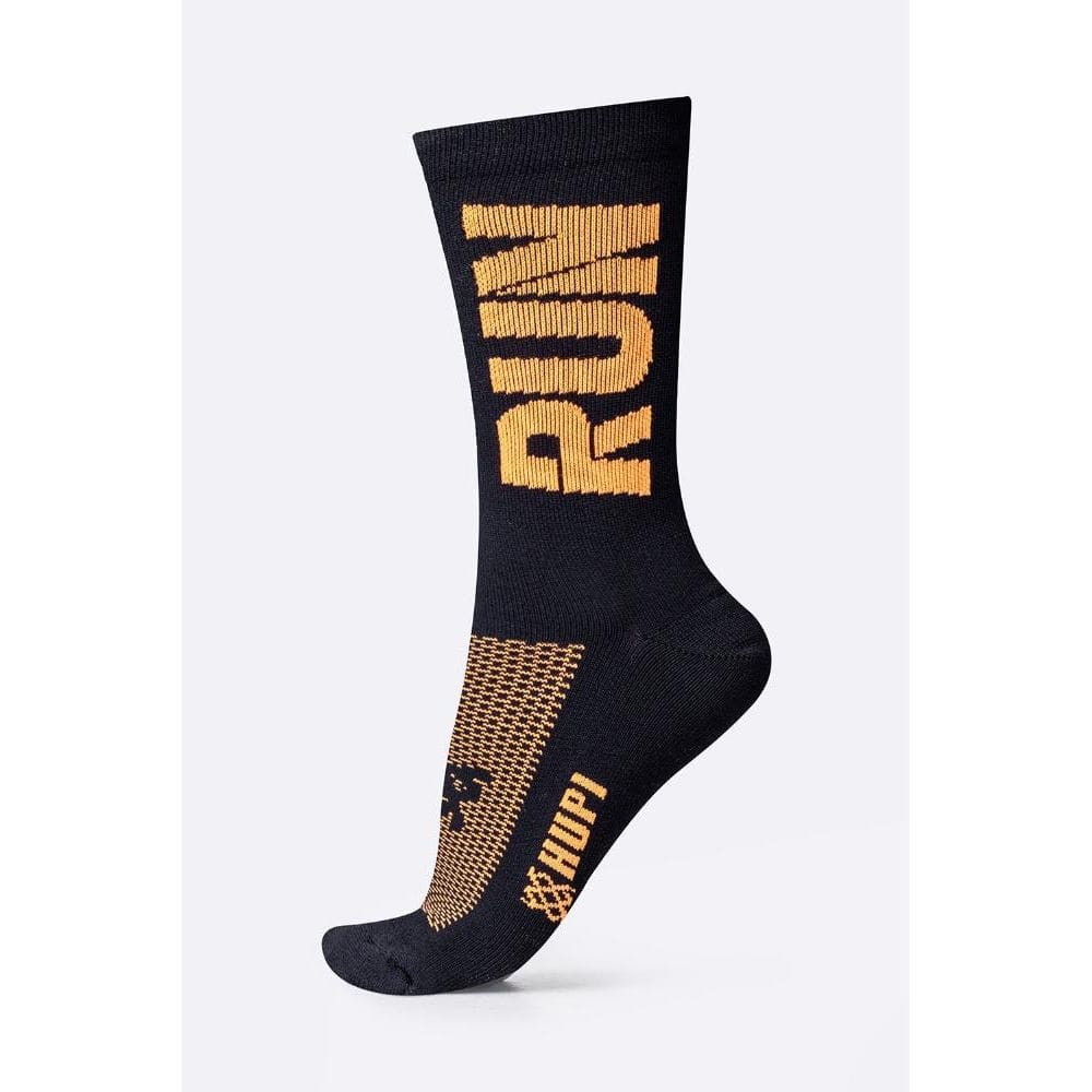 Meia HUPI Run Preto/Laranja