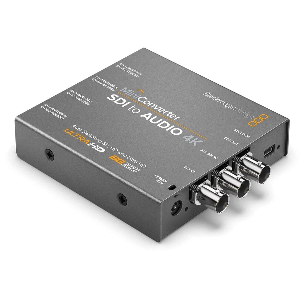 Conversor Micro Blackmagic de Sdi para Audio (Convmcsaud)