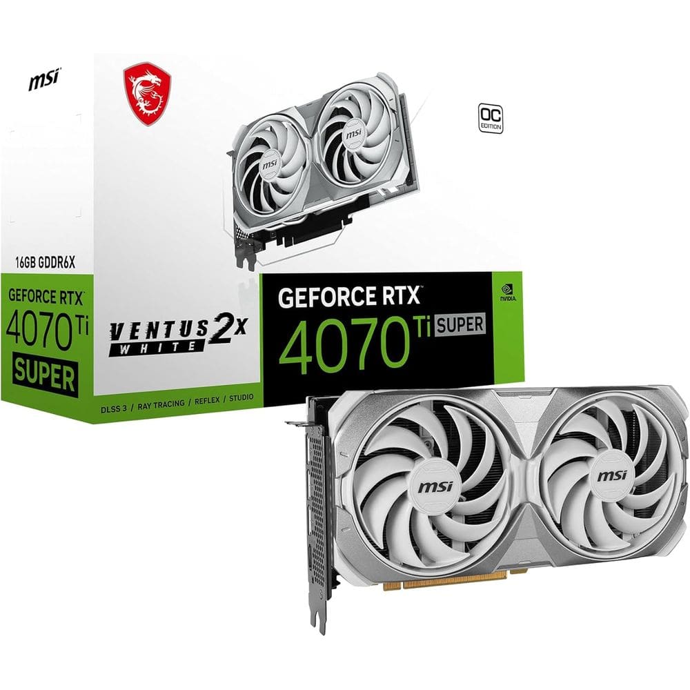Placa de Vídeo MSI Ventus 2X NVIDIA GeForce RTX 4070Ti GDDR6