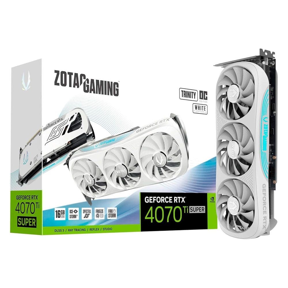 Placa de Vídeo Zotac Super GeForce RTX 4070Ti 16GB GDDR6X