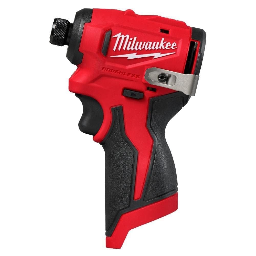 Controlador de impacto Milwaukee M12, subcompacto, sem escova, 1/4” Hex