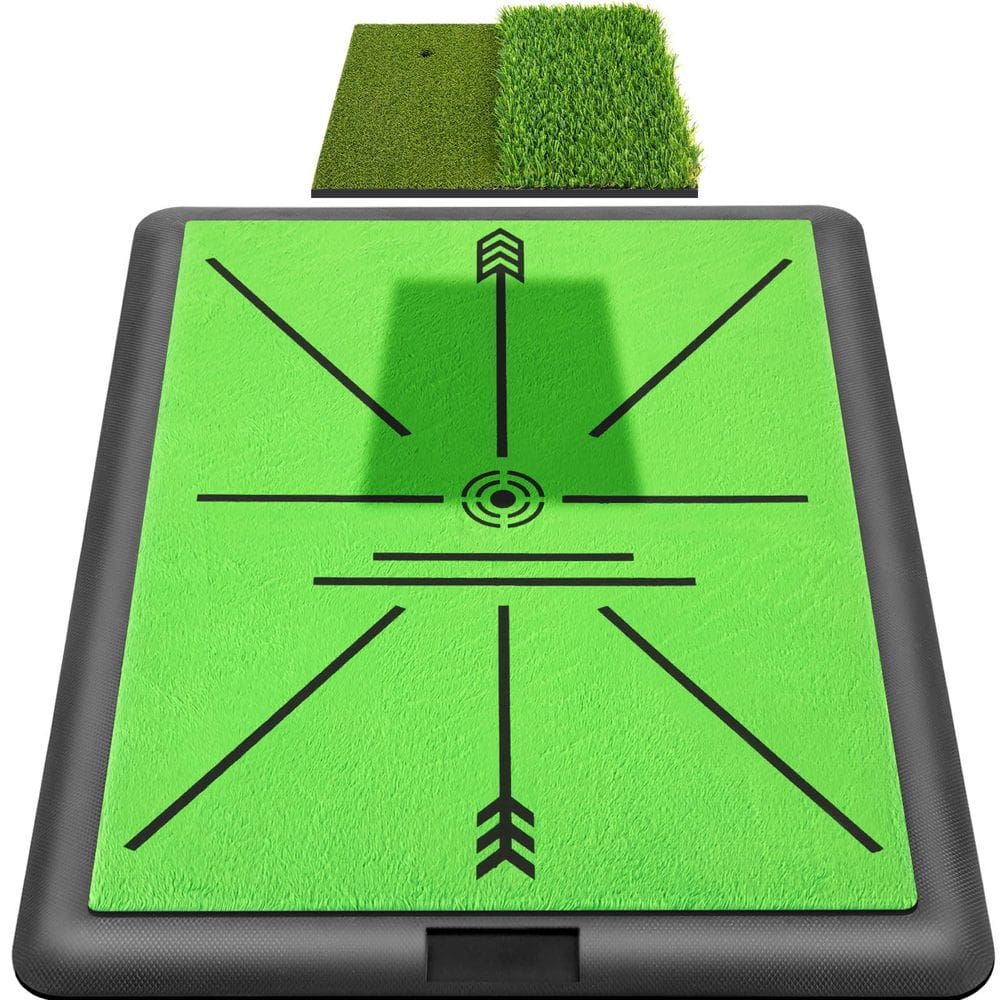 Tapete de golfe MANPICTE 16x12cm, relva dupla artificial