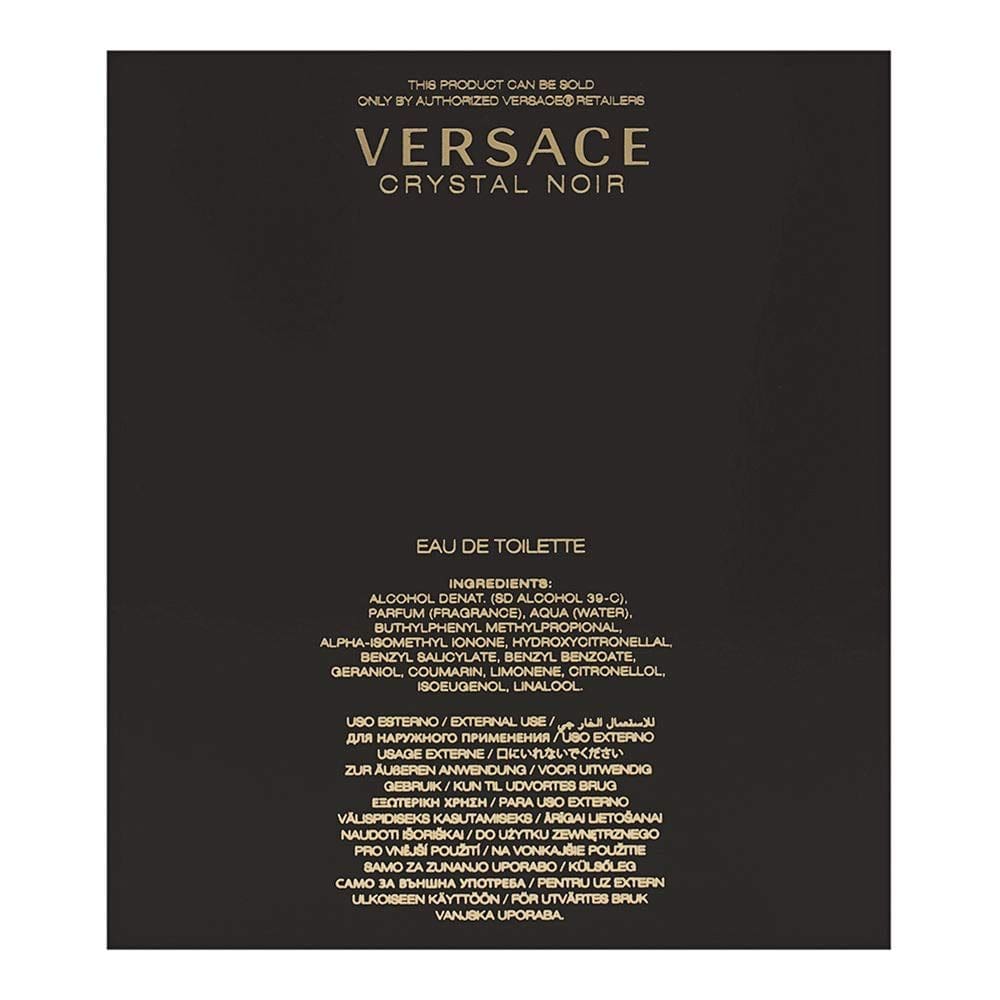 Perfume Versace Crystal Noir Eau de Toilette Spray 90ml