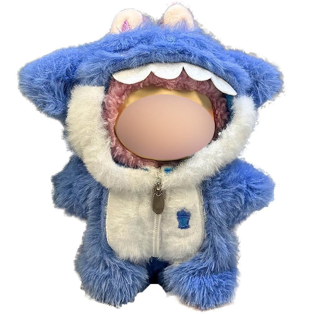 Conjunto de roupas de boneca de 17 cm para acessórios de bonecas e roupas Blue Shark