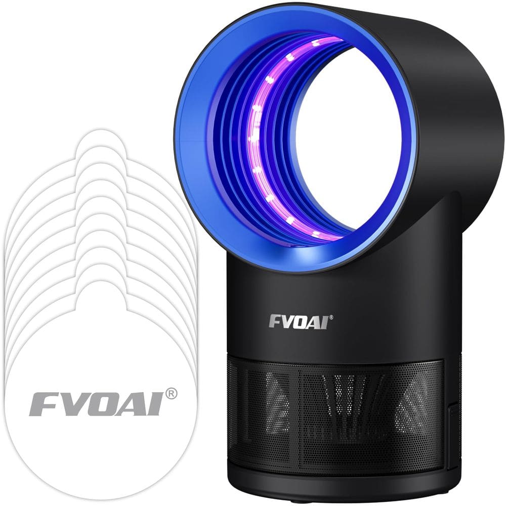 Armadilha para mosca interna FVOAI Fruit Fly Mosquito com temporizador e luz