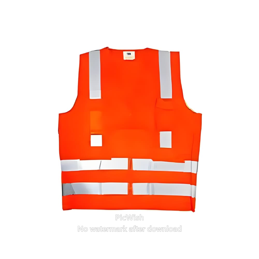 Colete Laranja/Branco Refletivo Tam. Gg Jaqueta Plastcor