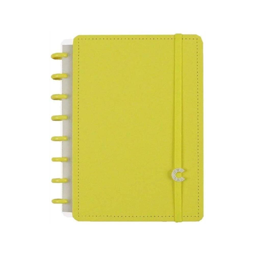 Caderno Inteligente Médio All Amarelo 80 Folhas