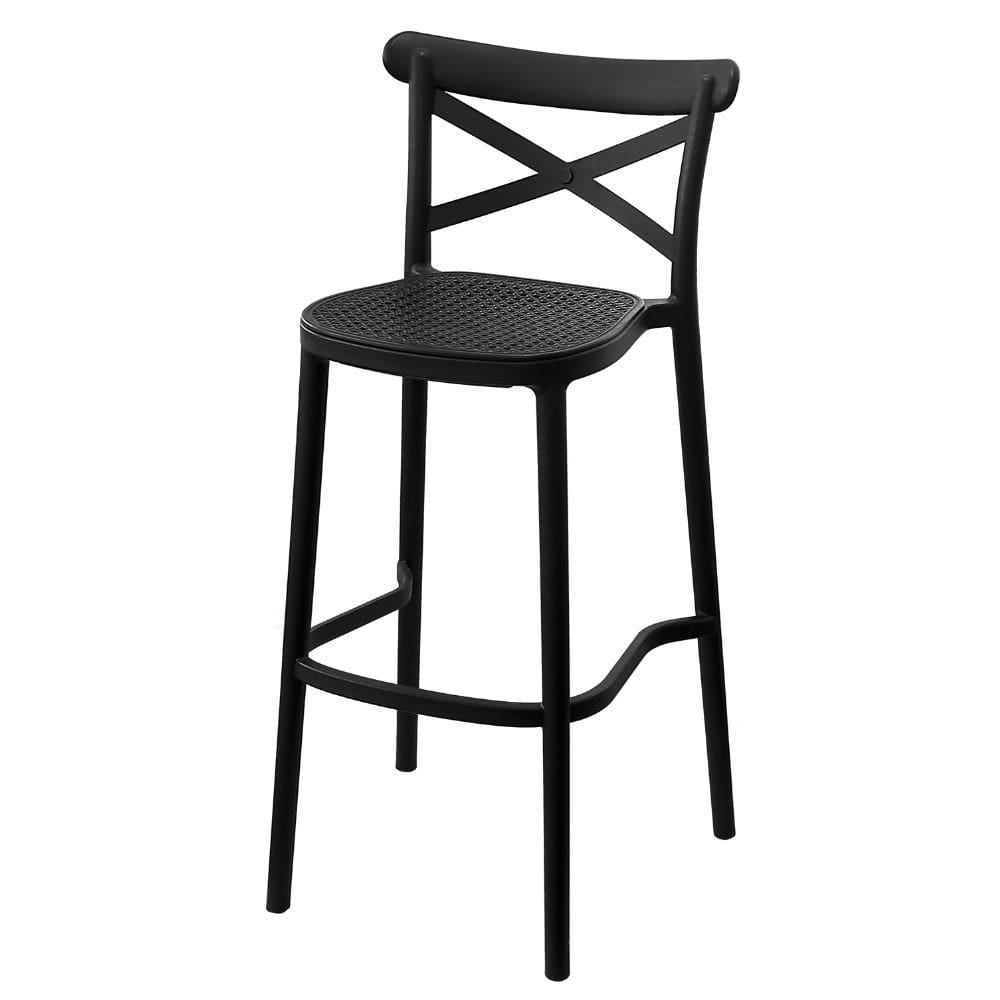 Banqueta Plats - Preta/Preta