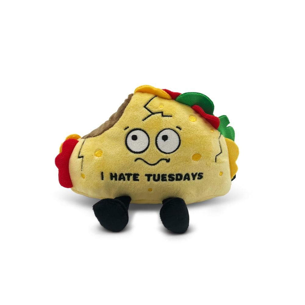 Brinquedo de pelúcia Punchkins Taco I Hate Tuesdays Funny Gift 9