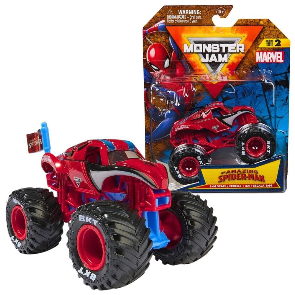Carrinho Monster Jam - Veiculo Do Homem Aranha 4834 - Sunny