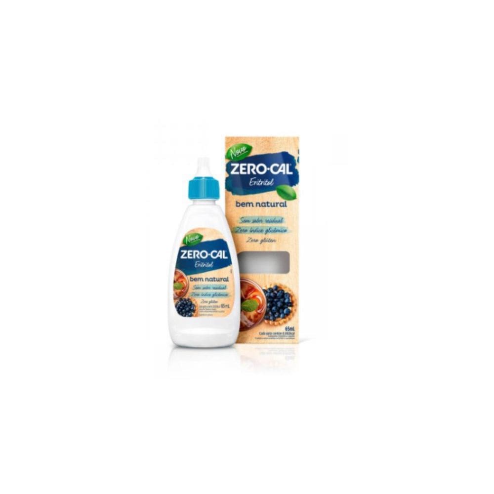 Adoçante Líquido Zero-Cal Eritritol Com 65Ml