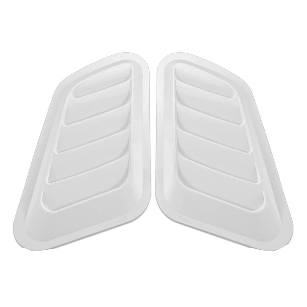 Entrada De Ar Esportivo Universal Capô Branco Scoop Tomada M