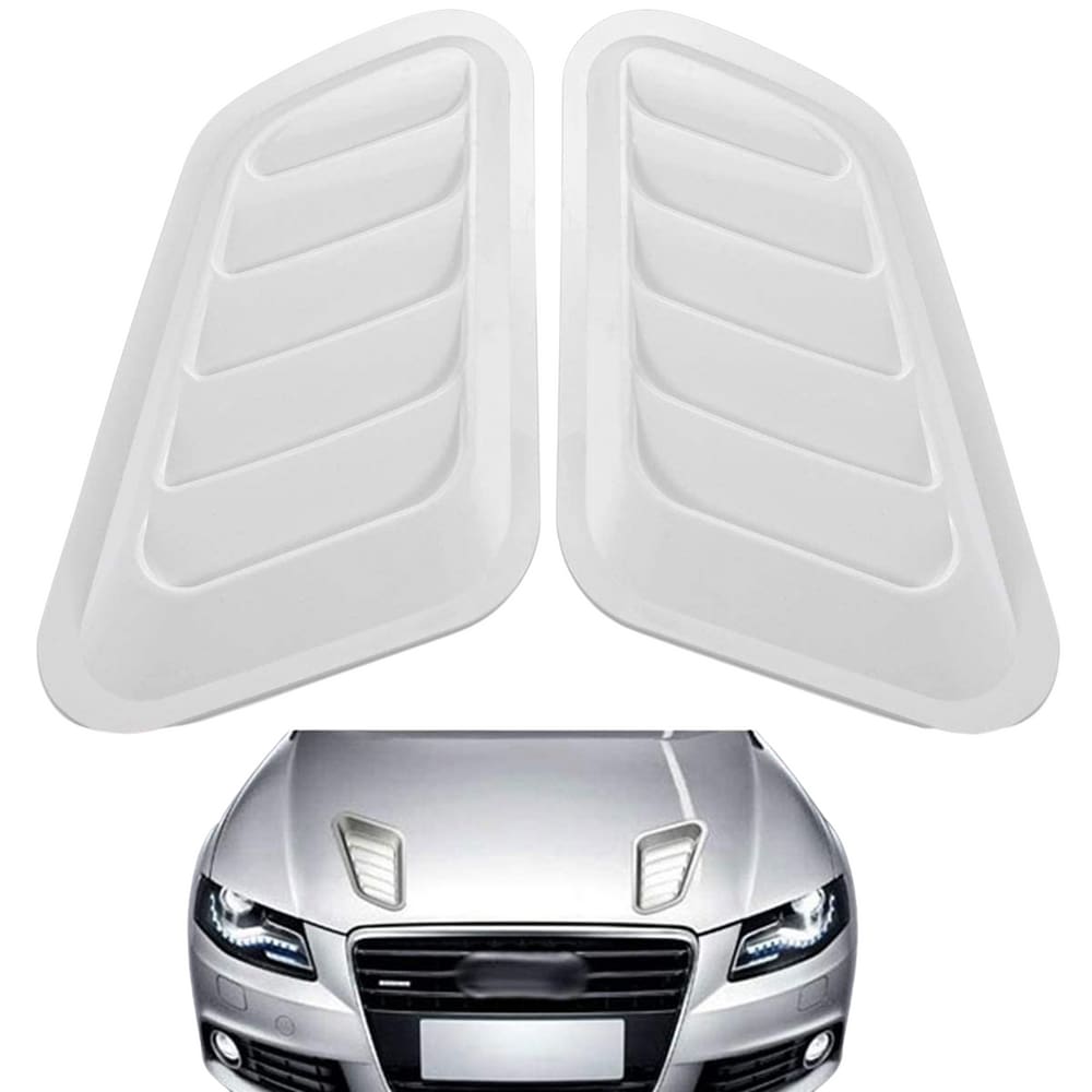 Scoop Tomada De Ar Esportivo Universal Capô Branco intake M