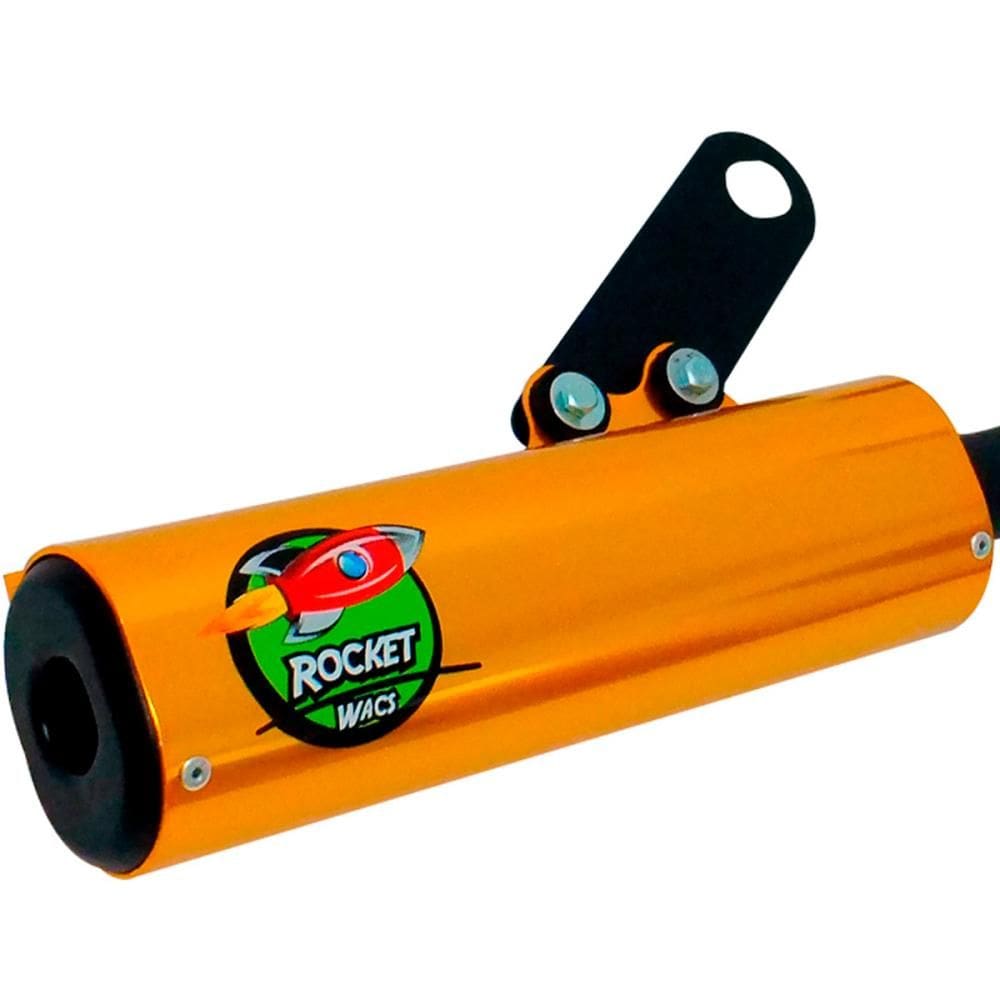 Escapamento Ponteira Wacs Rocket Honda NXR 160 Bros 16/25