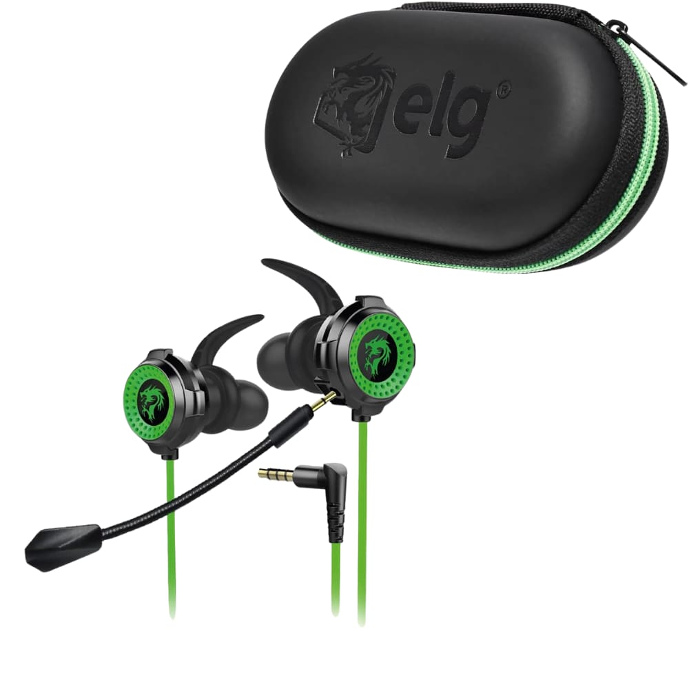 Fone De Ouvido Gamer ELG Zahhak Com Microfone + Luvinhas de Dedo Gamer EPZHGR