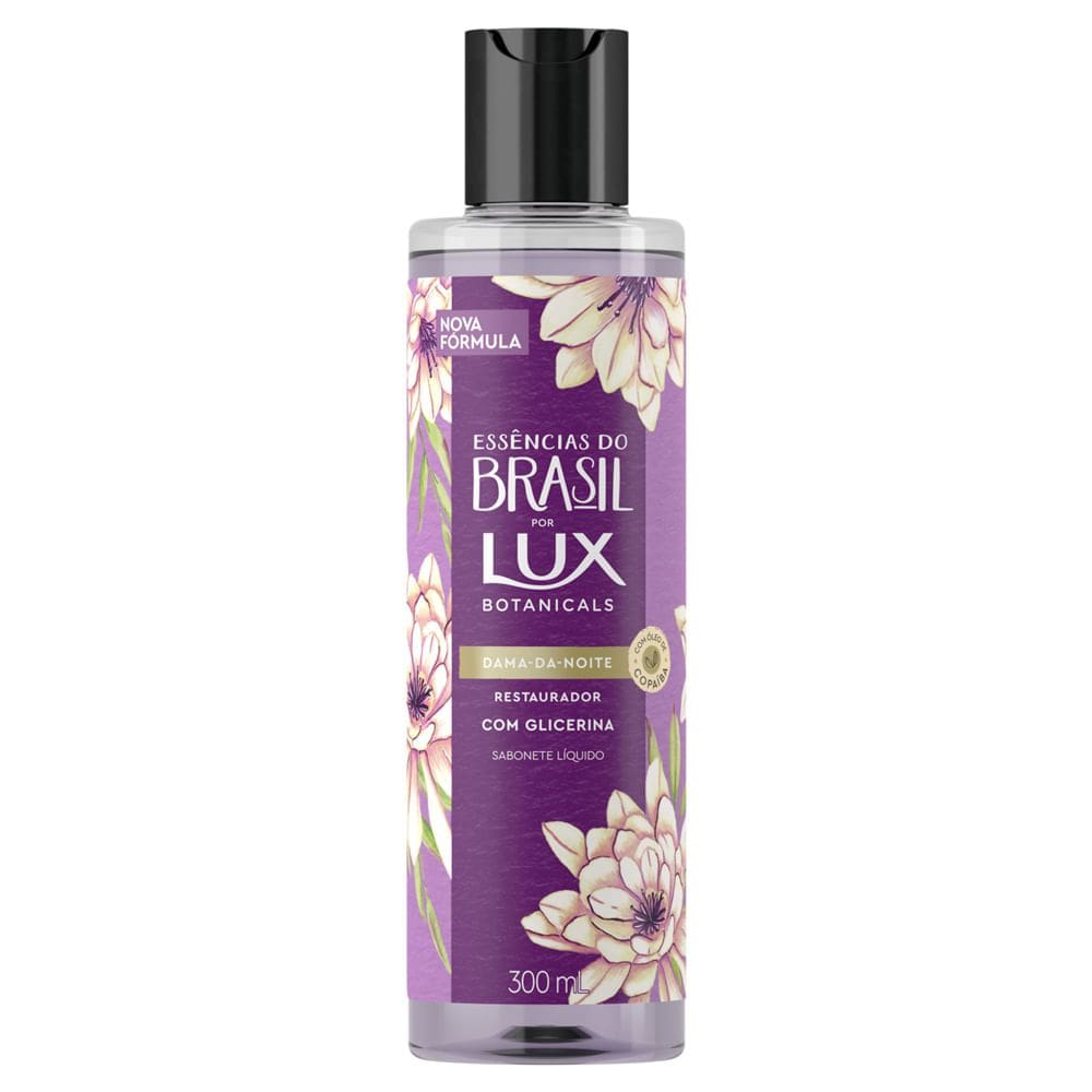 Sabonete Liquido Lux Essências do Brasil Dama-da-Noite 300 ml