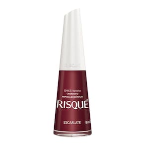 Esmalte Risqué Cor Escarlate Hipoalergênico com 8ml