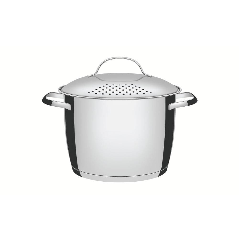 Espagueteira Tramontina Allegra Aço Inox com Fundo Triplo 22 cm 5,5 L