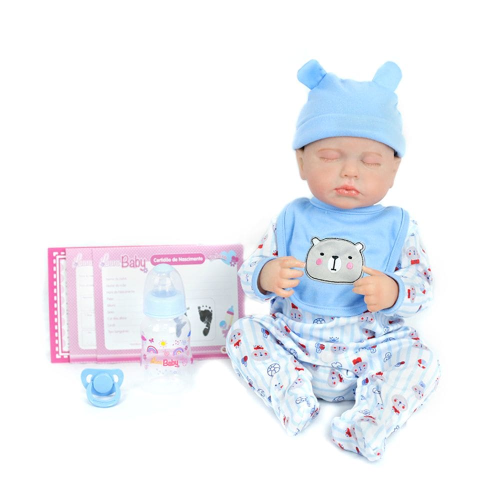 Boneca Bebe Reborn Baby Tony Baloni 48cm 100% Vinil