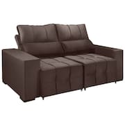 Sofá Retrátil Reclinável 2 Lugares 106x150cm Confortável