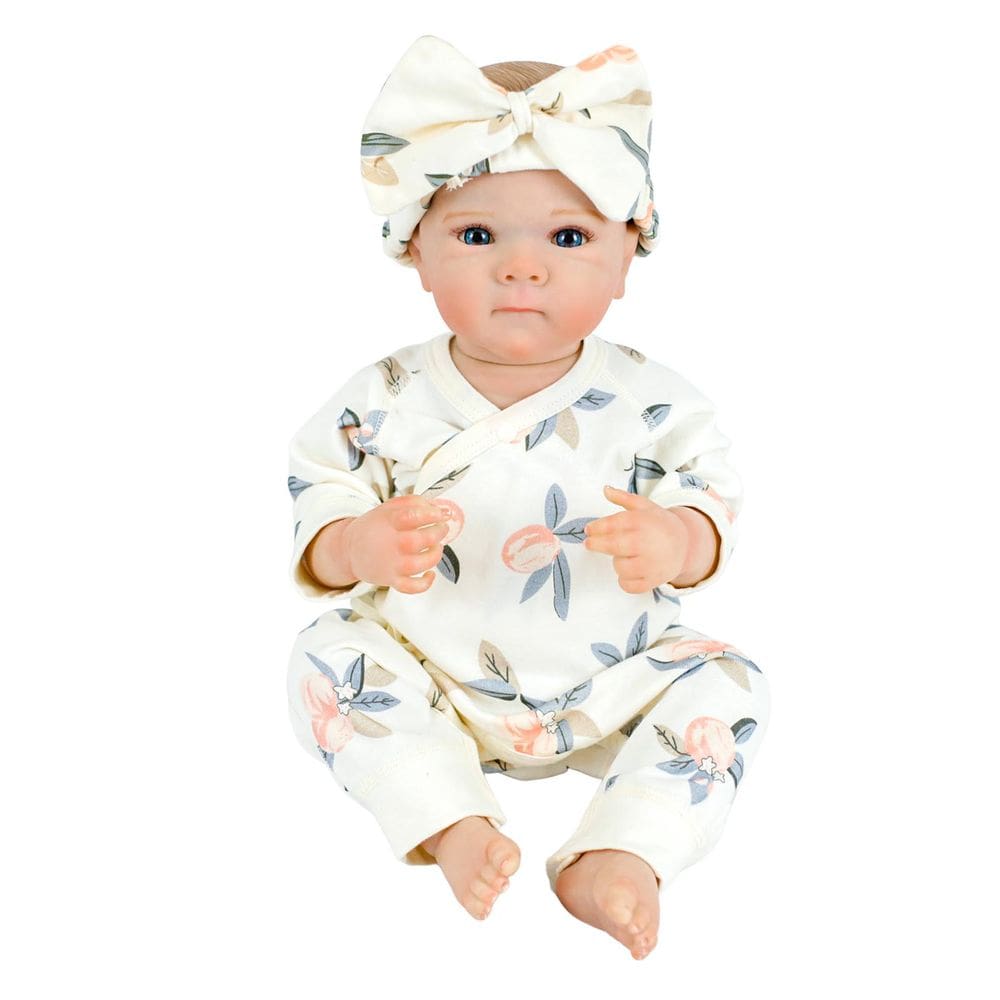 Boneca Bebe Reborn Laura Baby Mavie 48cm 100% Vinil