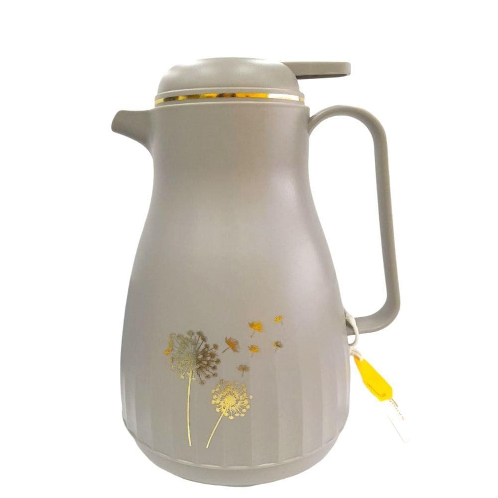 Garrafa Térmica 1L Nude com Ampola de Vidro - Quanhe