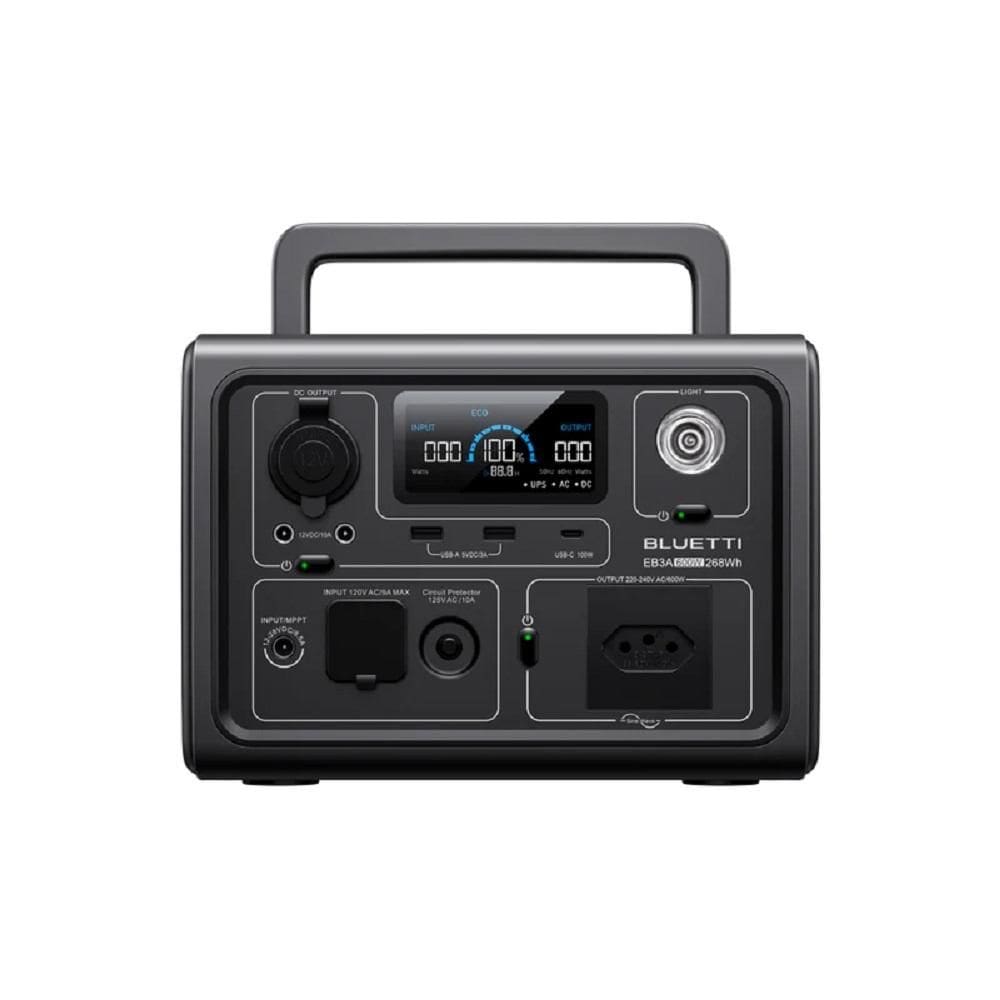 Estação de Energia Portátil EB3A 600W 268Wh, BLUETTI