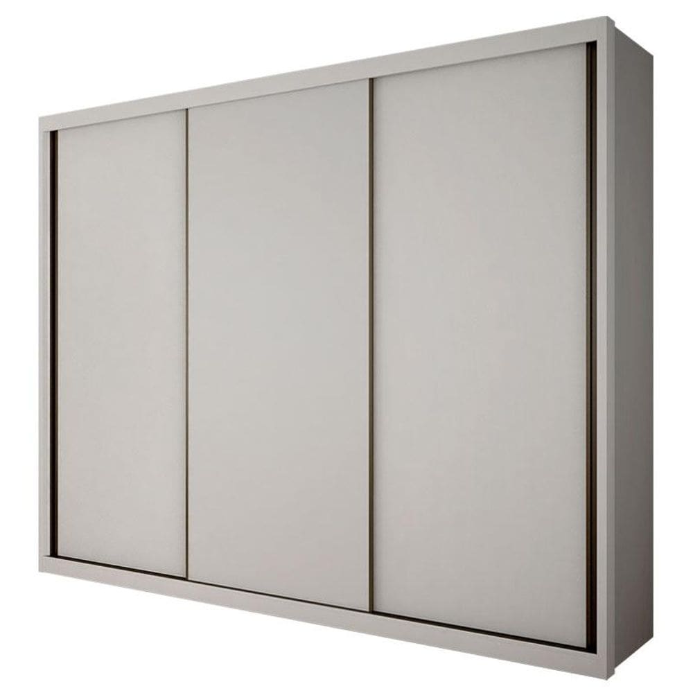 Guarda Roupa Casal Palazzo 3 Portas 6 Gavetas Neve - Novo Horizonte