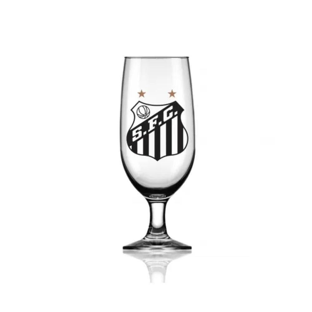 Taça de Cerveja Vidro Floripa Time Santos 300ml - Allmix