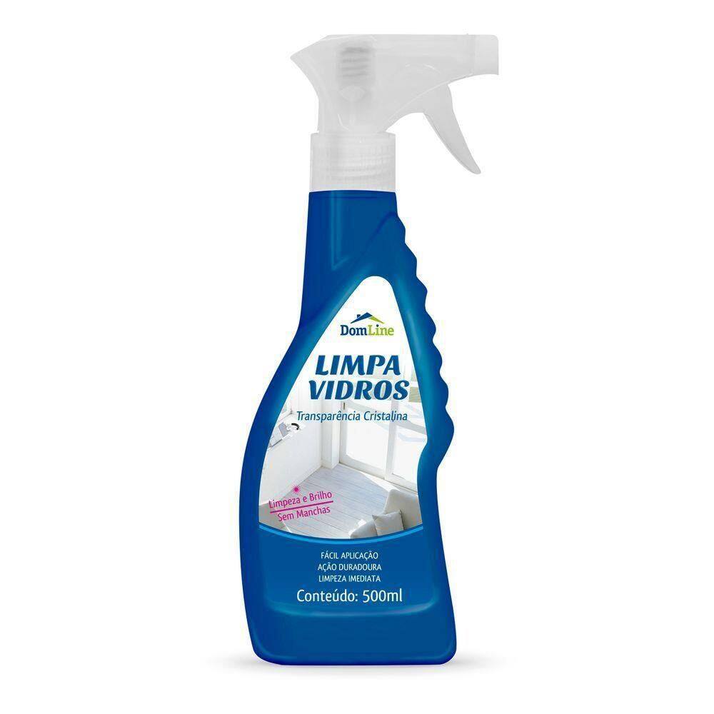Limpa Vidros Spray 500Ml Borrifador Com Gatilho Domline