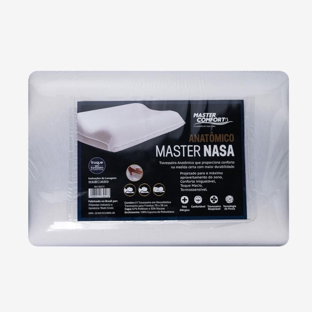 Travesseiro Anatômico Master Comfort Branco