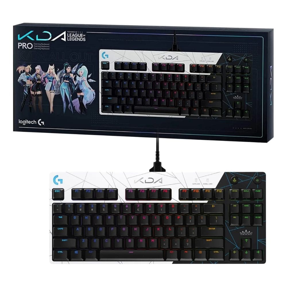 Teclado Mecânico Logitech G Pro Com Fio Inglês 920-010074