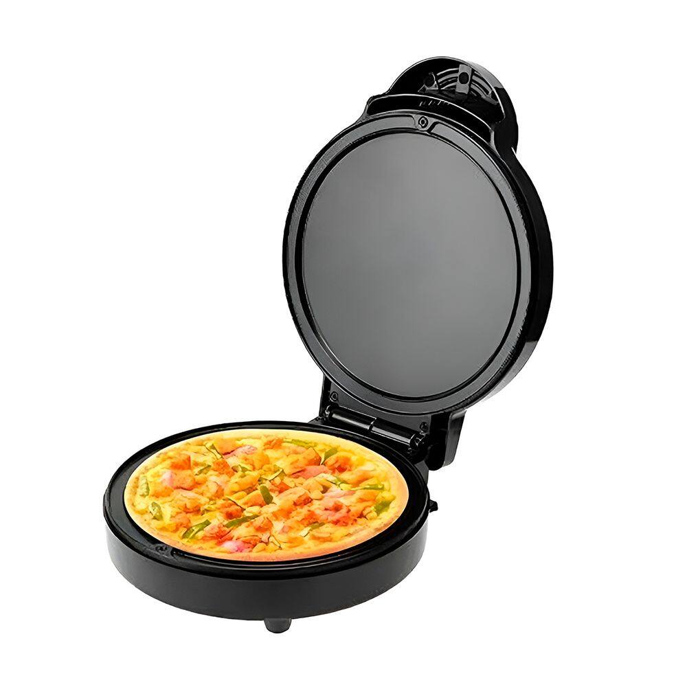 Mini Forno Elétrico 1000W Redondo Pizza Torta 220V Preto