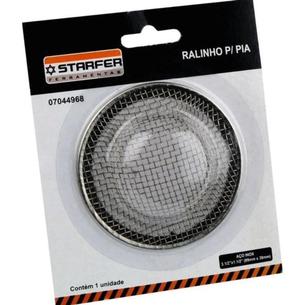 Ralo Japonês / Ralinho Para Pia Tanque Inox 11Cm Starfer
