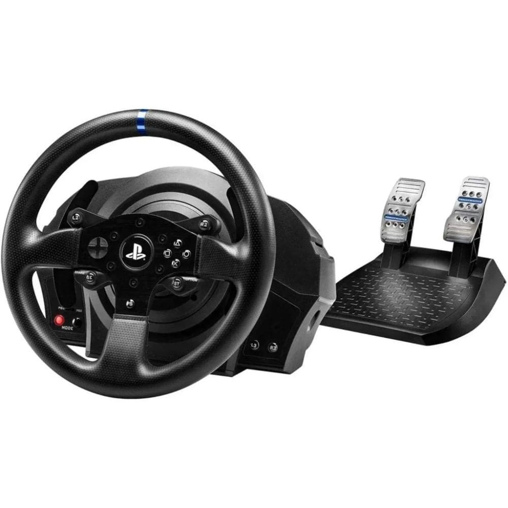 Volante E Pedais Gamer Profissional Thrustmaster T300rs