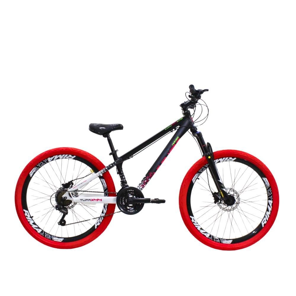Bicicleta Aro 26 Viking Tuff x44 Alumínio 21 Vel Câmbio Shimano Freio a Disco Hidráulico